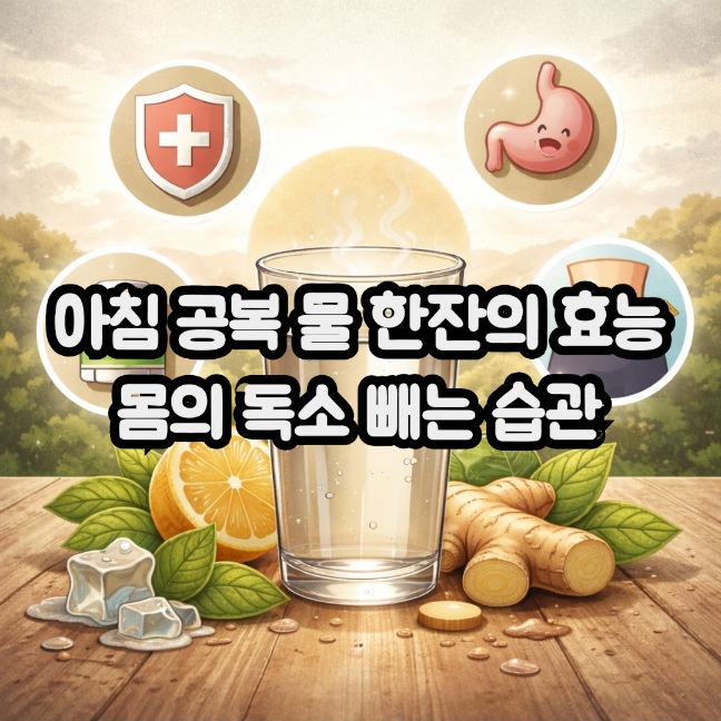 아침 공복에 마시는 미지근한 물 한 잔의 효능과 독소 배출 안내